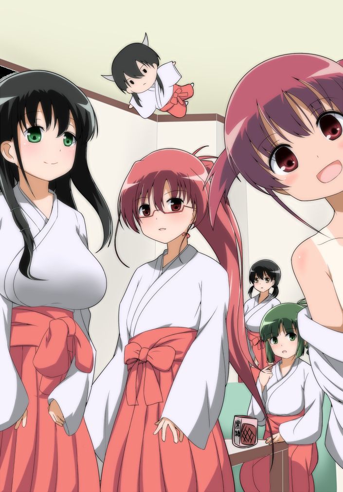 Please image of a girl in neat shrine maiden clothes Part 2 24