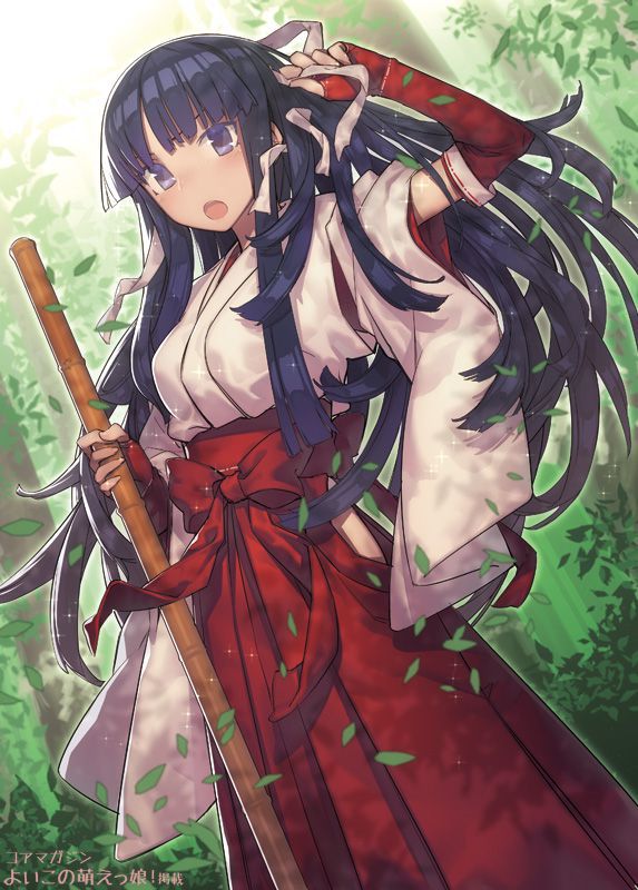 Please image of a girl in neat shrine maiden clothes Part 2 30