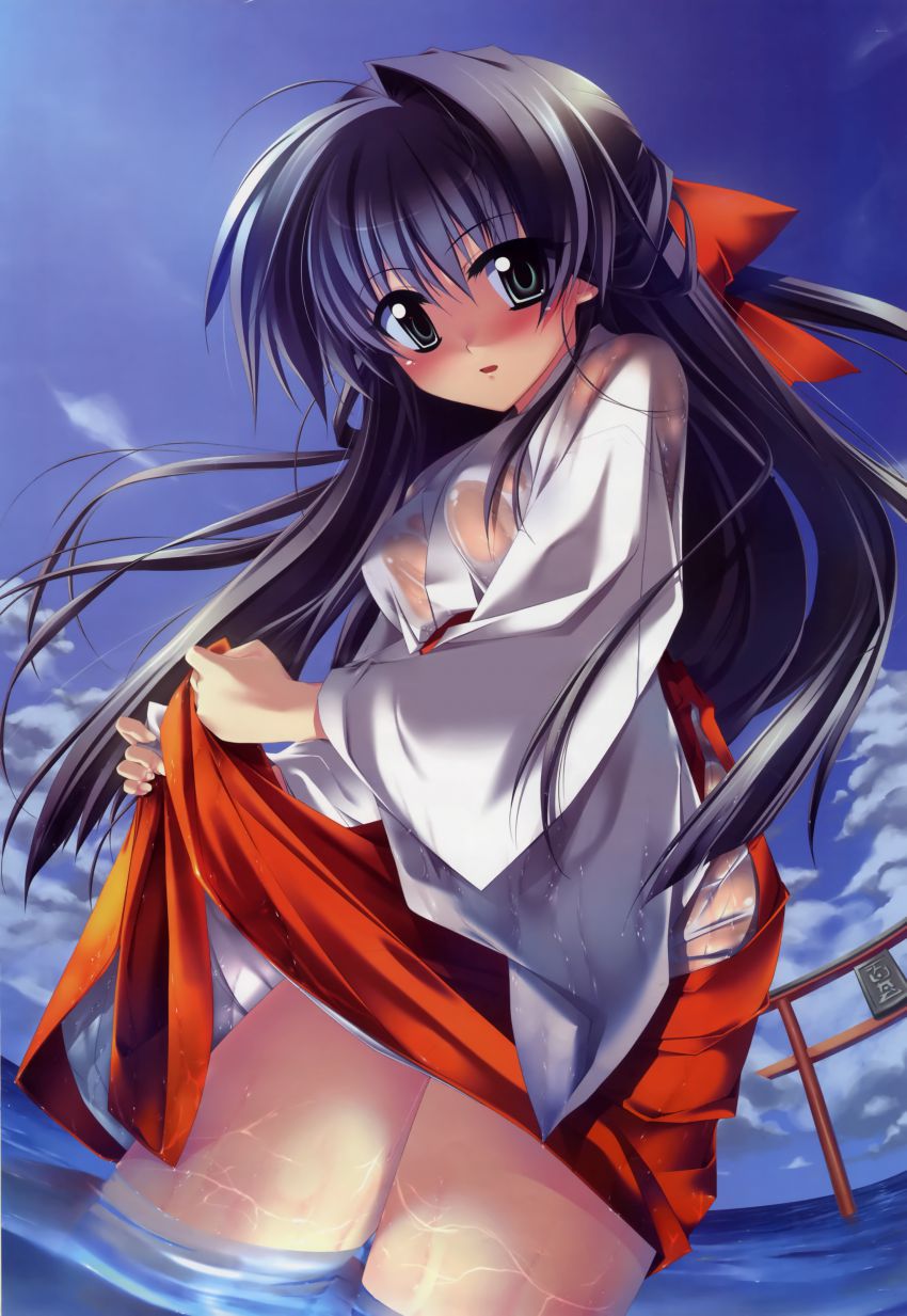 Please image of a girl in neat shrine maiden clothes Part 2 7