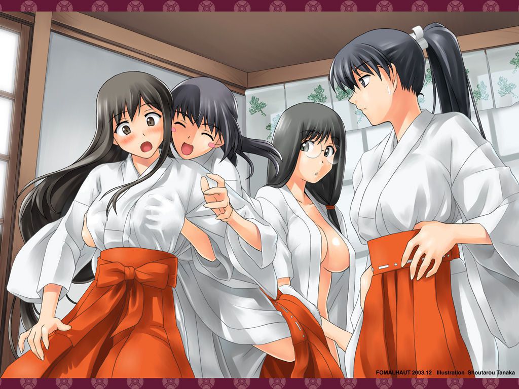 Please image of a girl in neat shrine maiden clothes Part 2 9