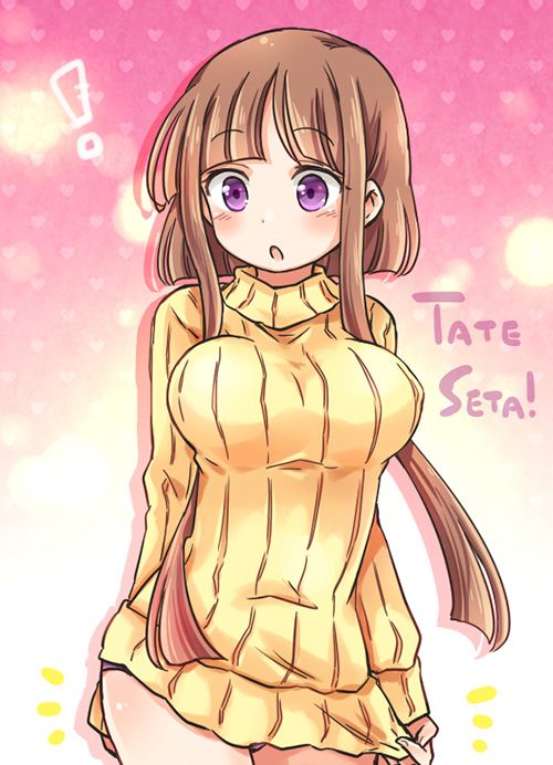 Erotic anime summary Beautiful girls who wear vertical seta and emphasize nasty [49 pieces] 10