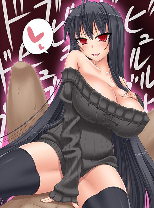 Erotic anime summary Beautiful girls who wear vertical seta and emphasize nasty [49 pieces] 24