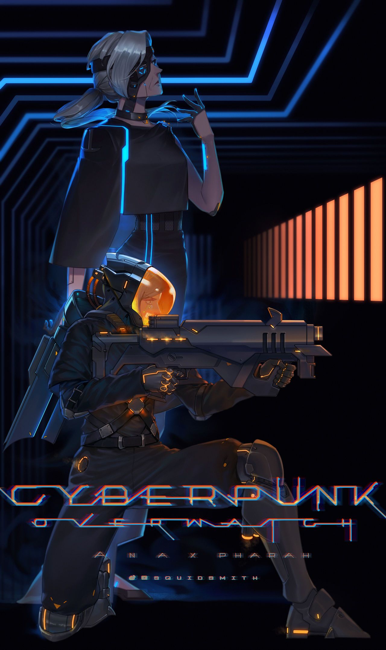 [squidsmith] CYBERWATCH (Overwatch x Cyberpunk 2077) 12