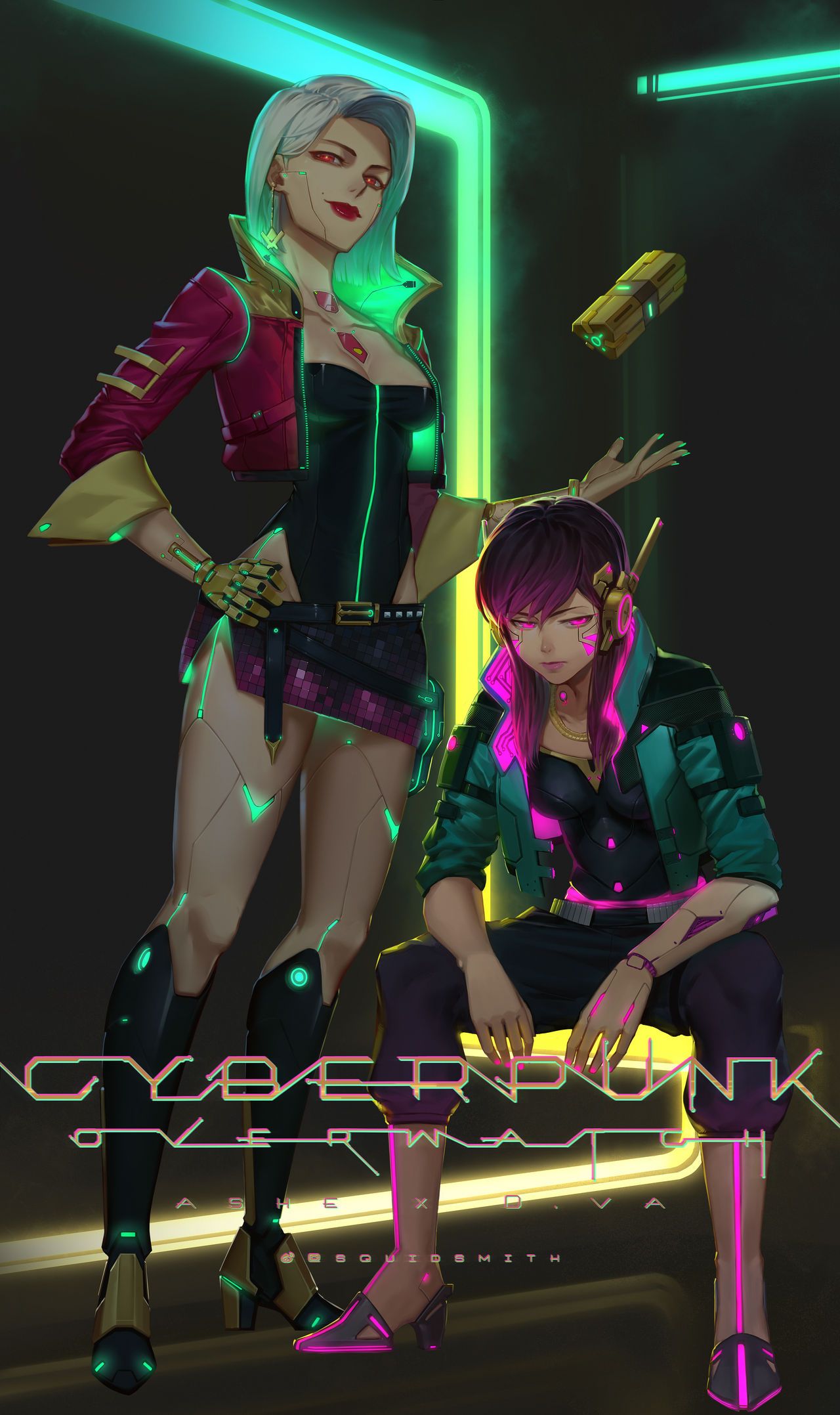 [squidsmith] CYBERWATCH (Overwatch x Cyberpunk 2077) 13