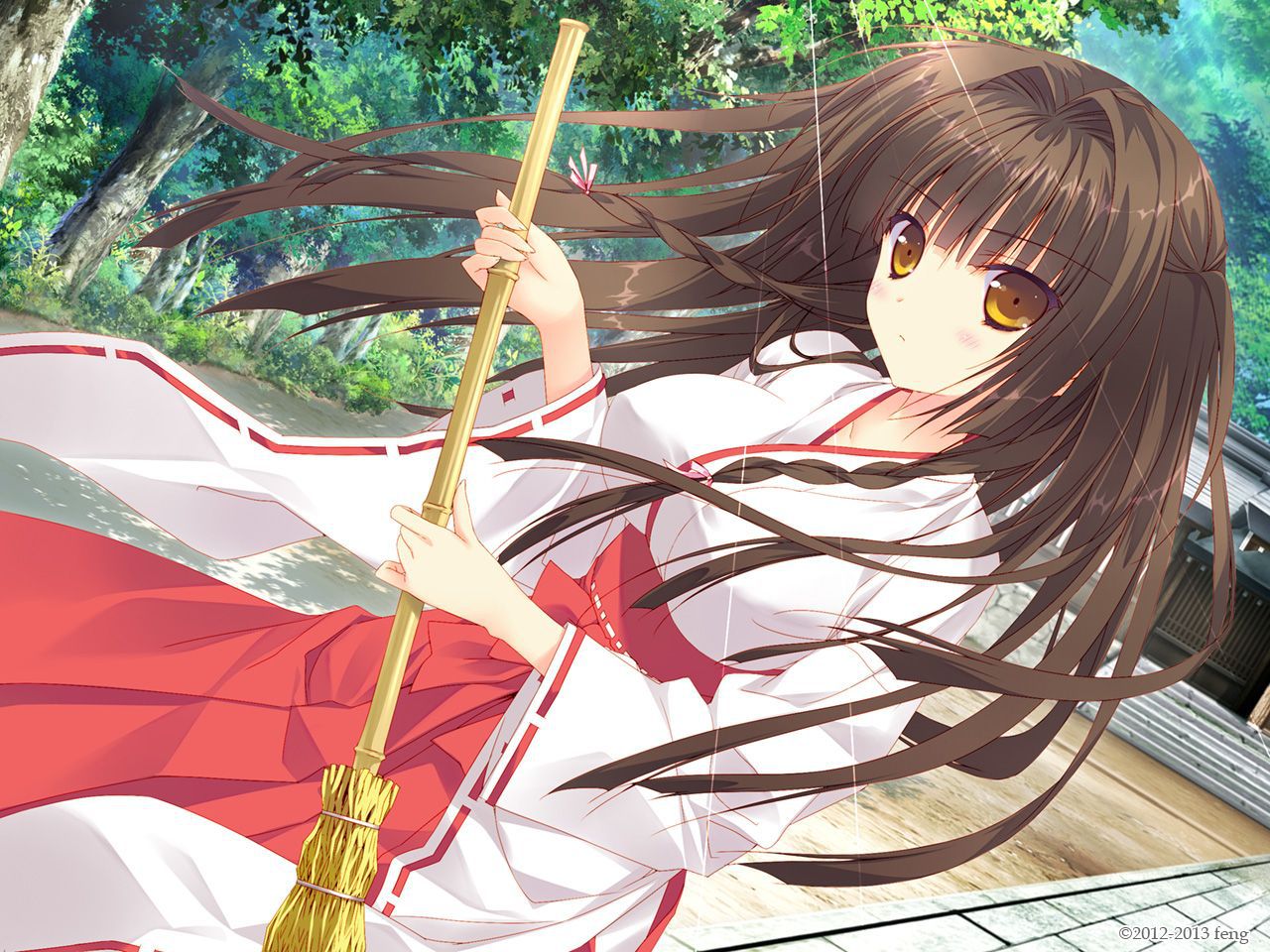 【Shrine Maiden】Please image of a girl in neat shrine maiden clothes Part 3 25