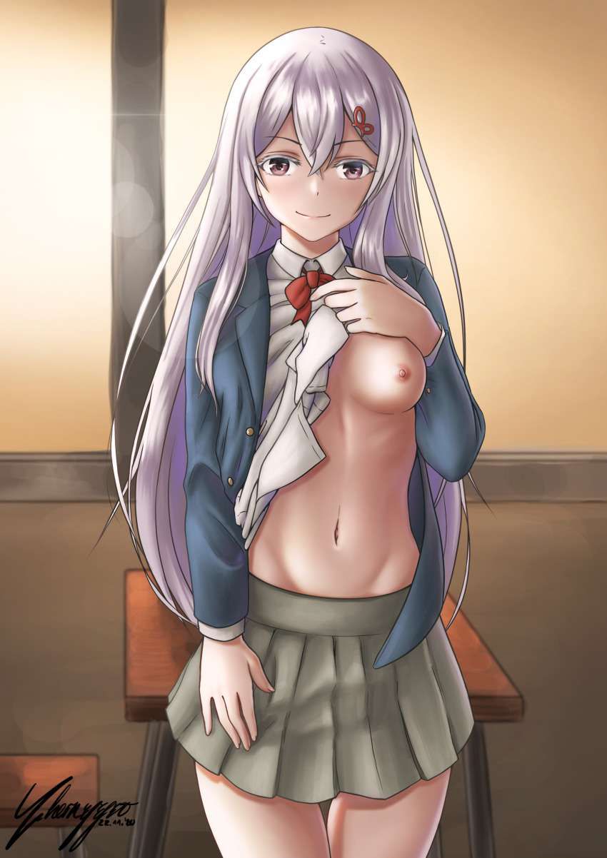 [Nonchalant? ] Secondary erotic image of a schoolgirl who lives a school life in No bra [propensity? ] 】 11