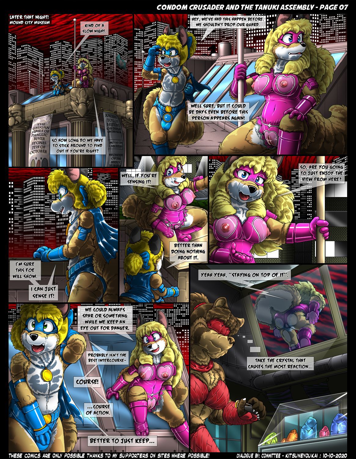 Condom Crusader and the Tanuki Assembly by Kitsune Youkai (Ongoing) 7