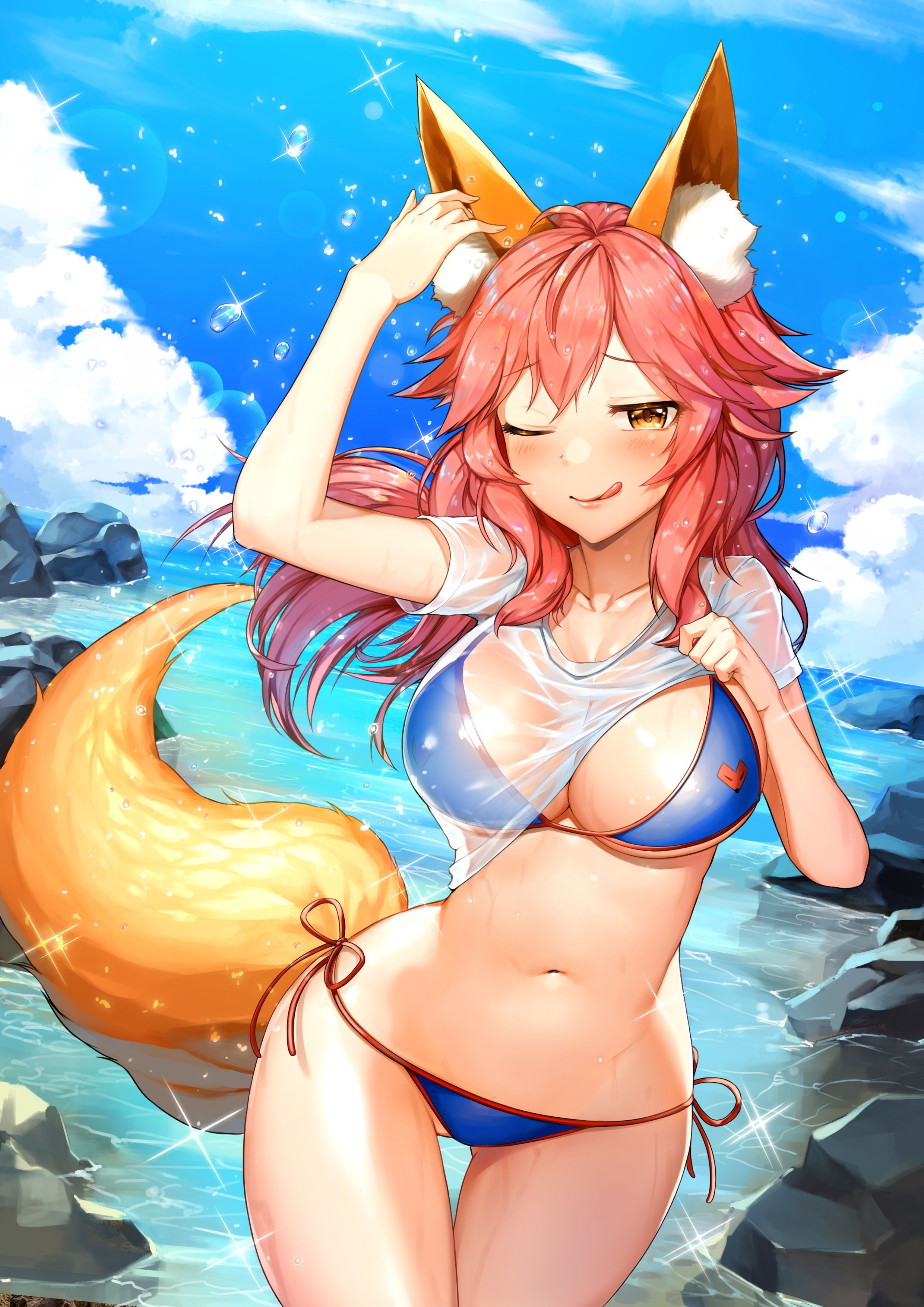 [Secondary erotic] Fate/Grand Order (Fate/EXTRA), cass fox and tamamo's front of the image summary! No.08 [20 sheets] 19