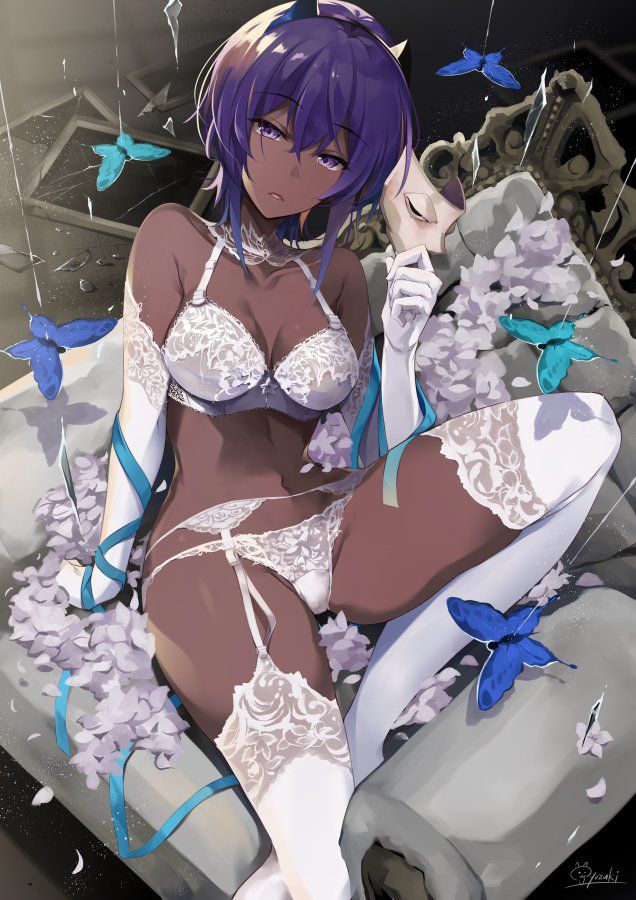 Erotic anime summary Beautiful girls wearing garter belts full of sex charm [50 pieces] 13