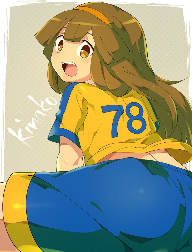 【Nana Yellow Nanako-chan (Inayre)】Inazuma Eleven GO's JC1 year Loli player Nana Hana Hana's second erotic image that you want to make on your cheeks 30