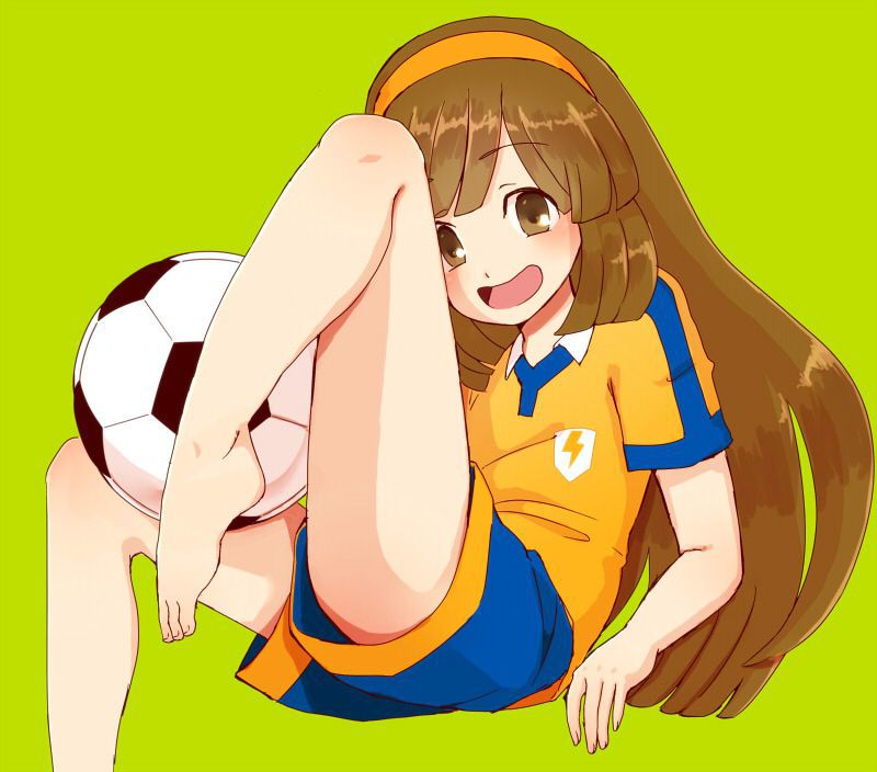 【Nana Yellow Nanako-chan (Inayre)】Inazuma Eleven GO's JC1 year Loli player Nana Hana Hana's second erotic image that you want to make on your cheeks 5