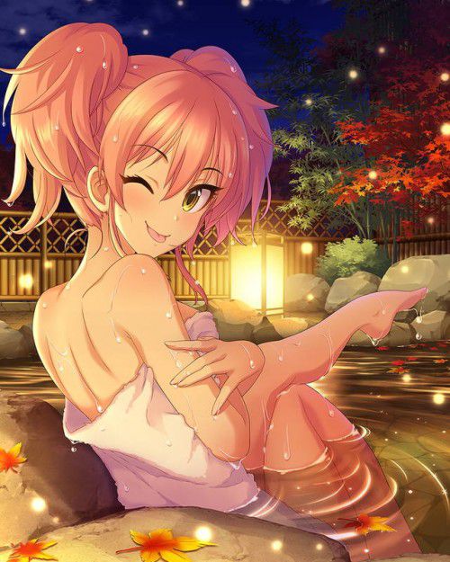 Erotic anime summary Beautiful girls in bath towels who can not hide their bodies [secondary erotic] 31