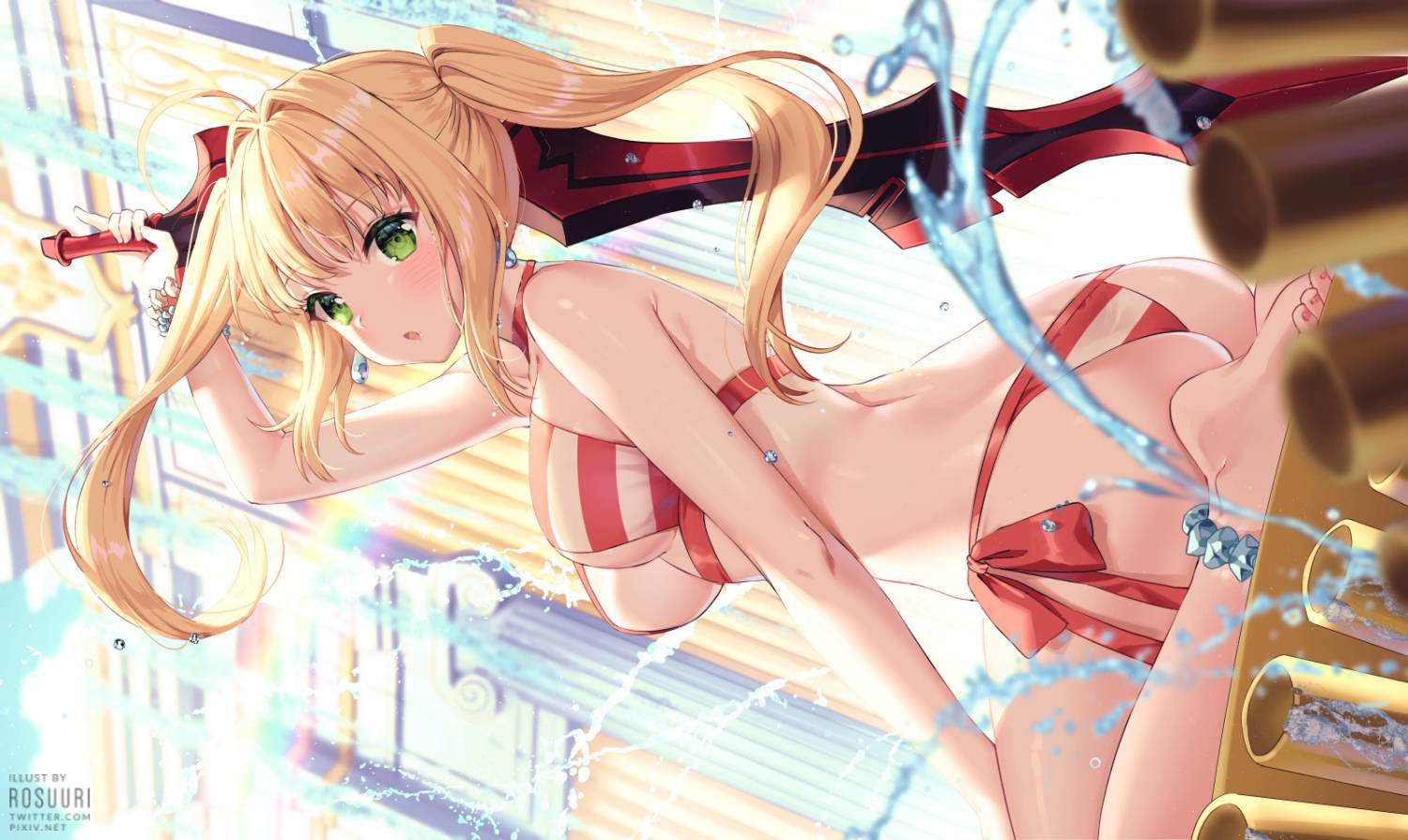 【Secondary】 Fate/Grand Order (Fate/EXTRA-CCC), Nero Claudius' love images summary! No.19 [20 sheets] 6