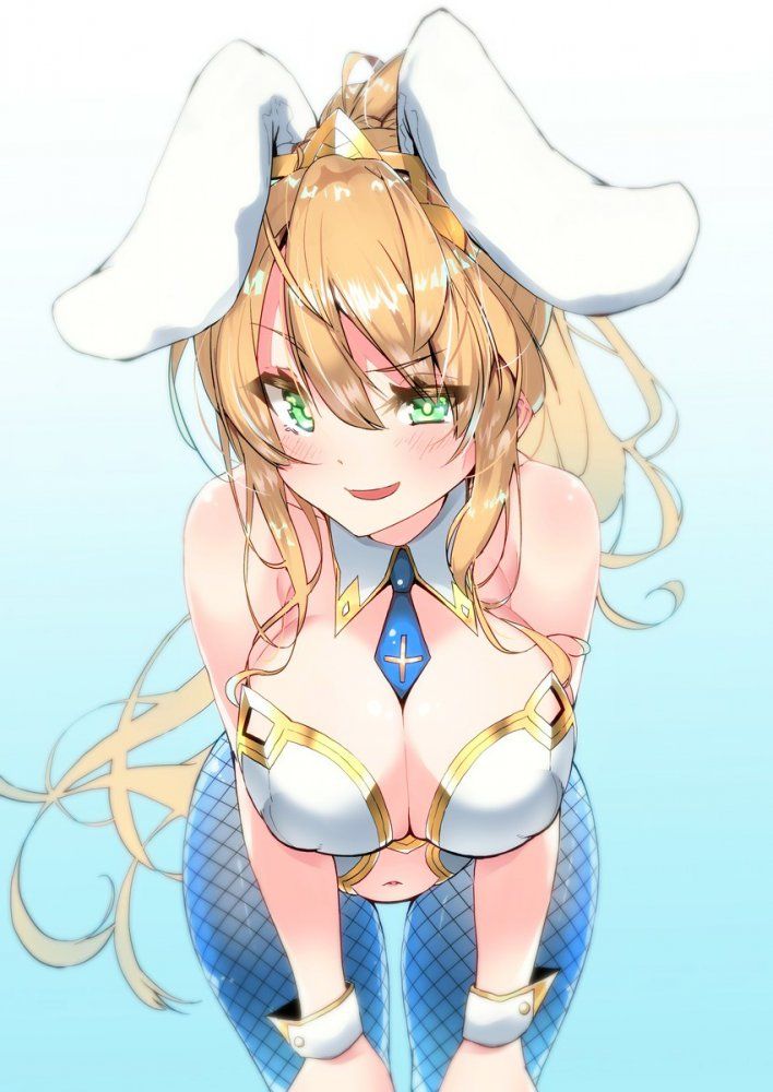 Two-dimensional erotic image of bunny girl. 3