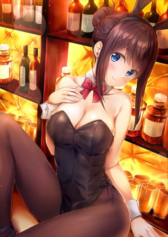 Two-dimensional erotic image of bunny girl. 4