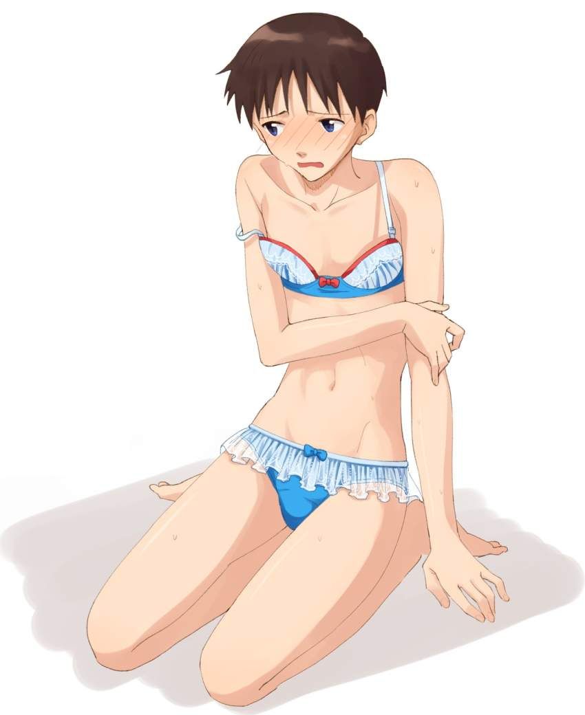 【Why are you wearing a bra?】 Secondary erotic image of a beautiful boy wearing a bra 13