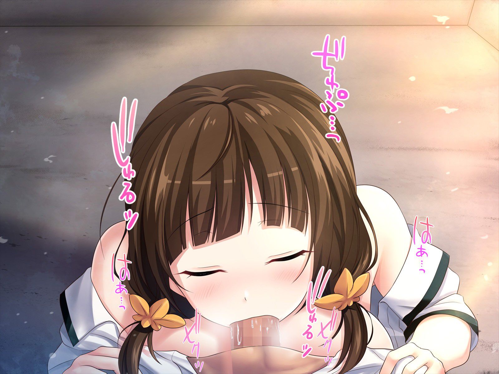Erotic image of girls with chinko by making full use of lewd tongue use 26