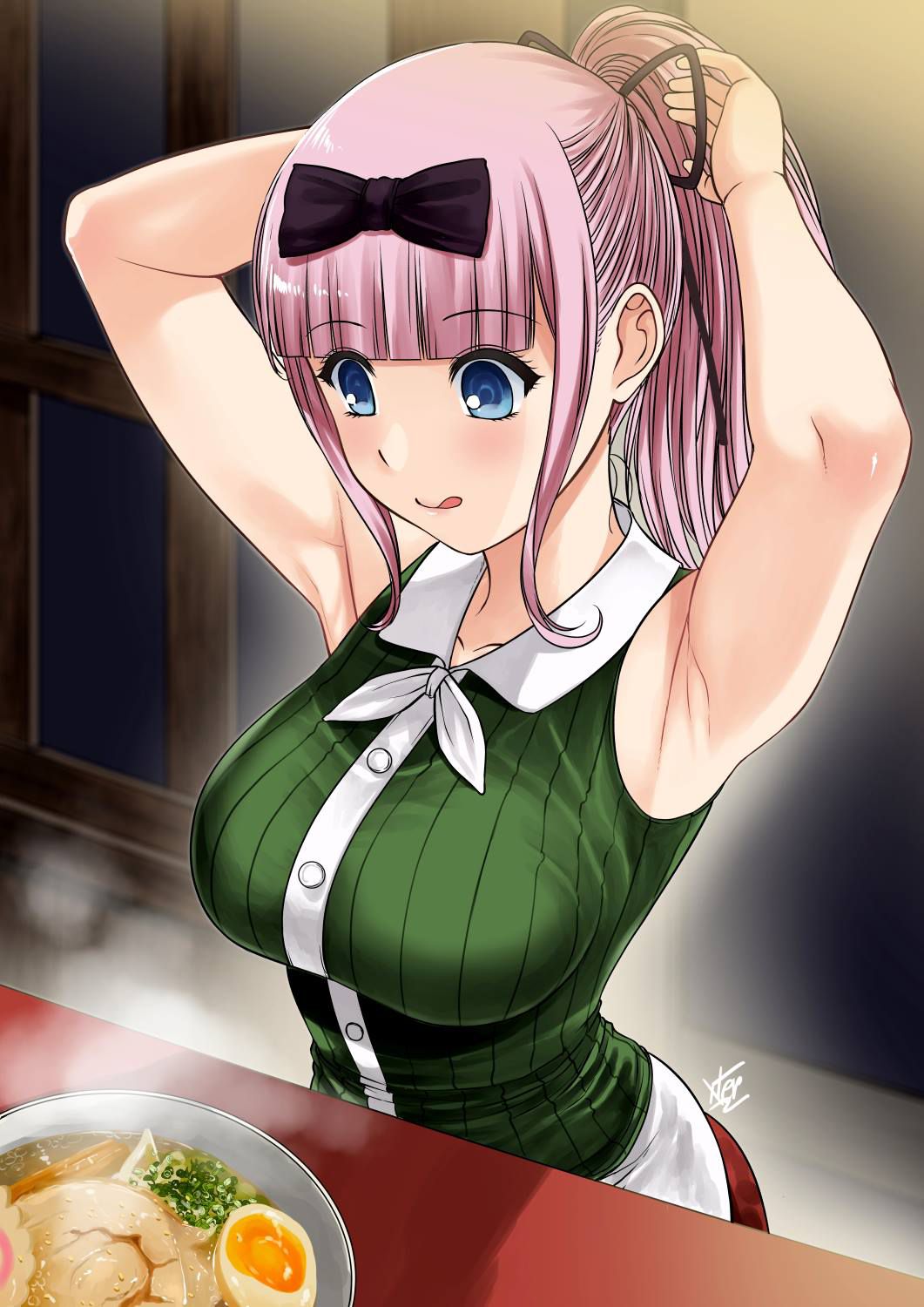 【Secondary】Erotic image of "ponytail girl" prohibited when boys lust for the same in rural high school 47