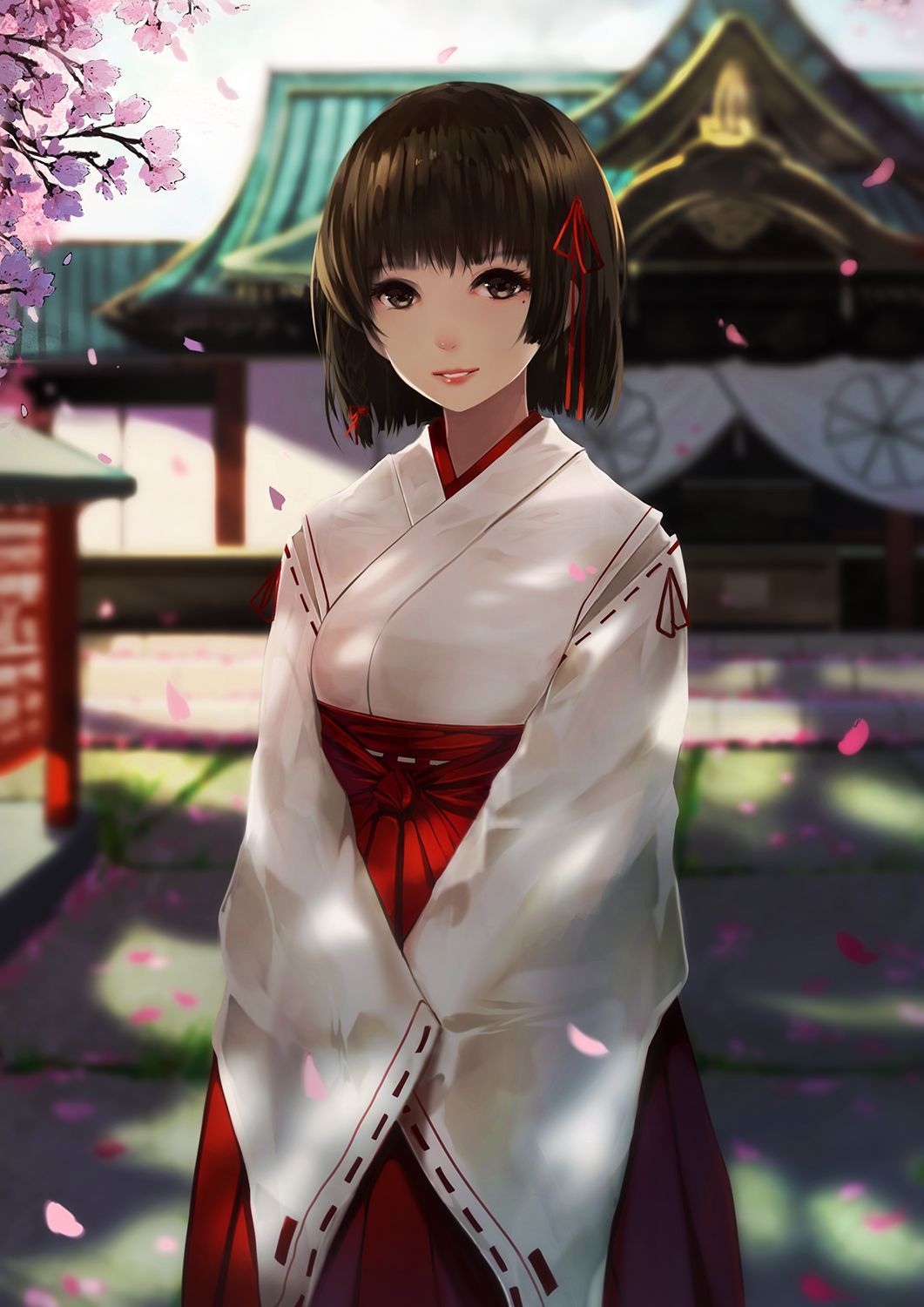 Secondary: The Beauty of Japan! Cute shrine maiden image summary! No.01 [20 sheets] 1