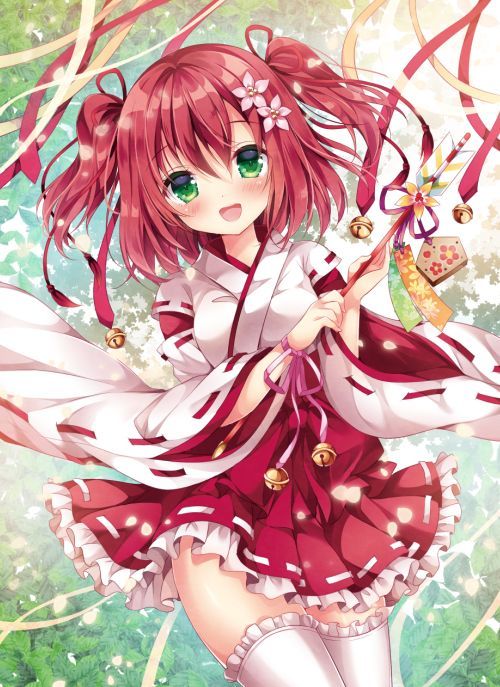 Secondary: The Beauty of Japan! Cute shrine maiden image summary! No.01 [20 sheets] 18