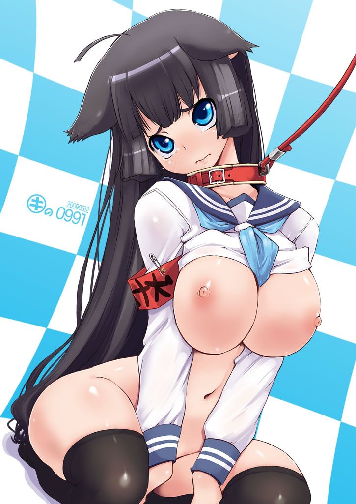 【Secondary erotic】Please see the figure of a girl who was collared and training by an obedient pet with a 27