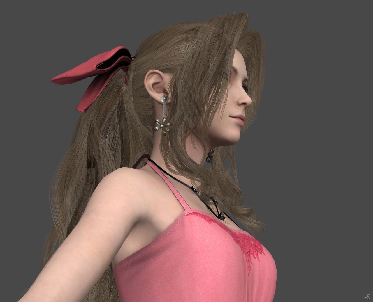 [J.A.] FF7 Remake | Aerith Reference 24