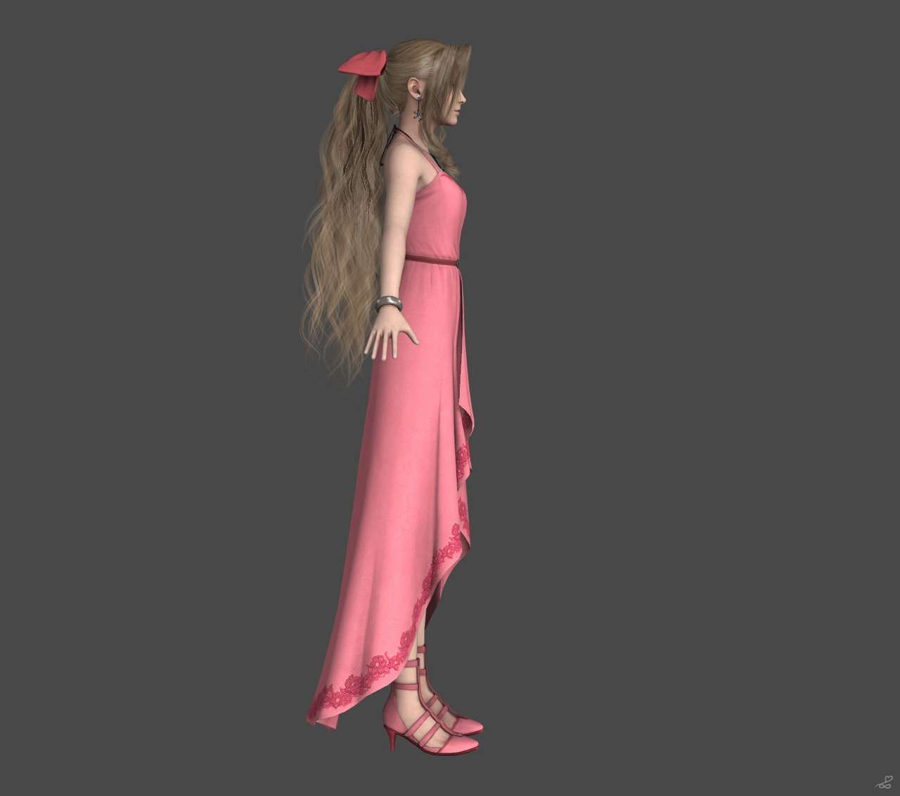 [J.A.] FF7 Remake | Aerith Reference 4