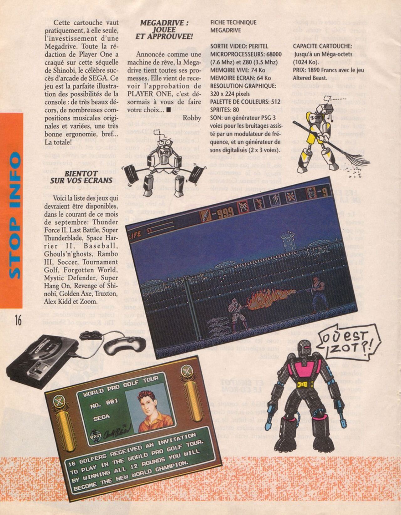 Magazine - Player One 001 (September 1990) 16