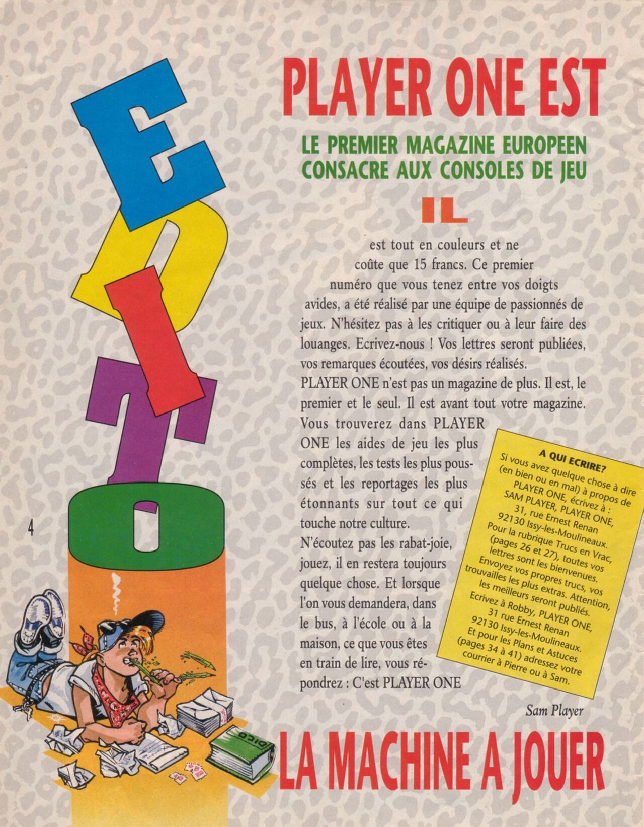 Magazine - Player One 001 (September 1990) 4