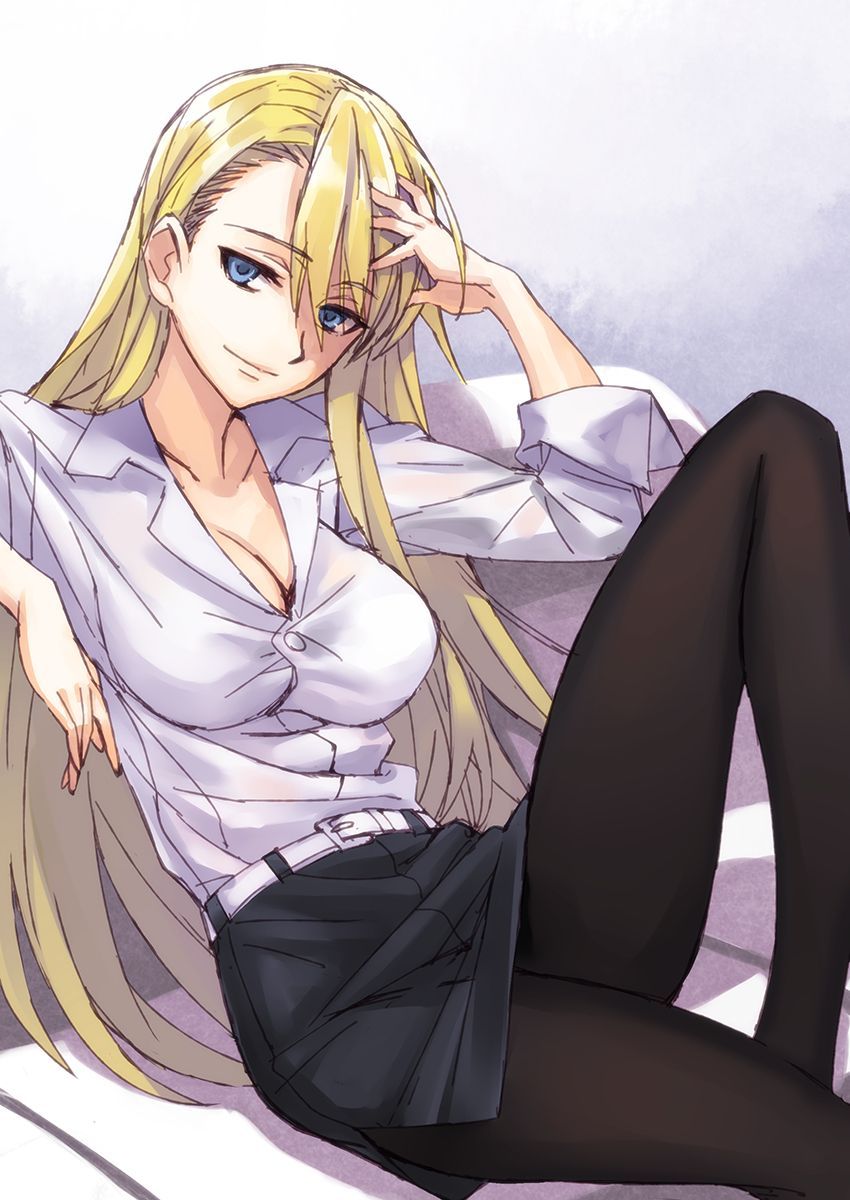 [Secondary] erotic image of "slit skirt" that is superbly compatible with both ease of movement and thigh eroticism 12