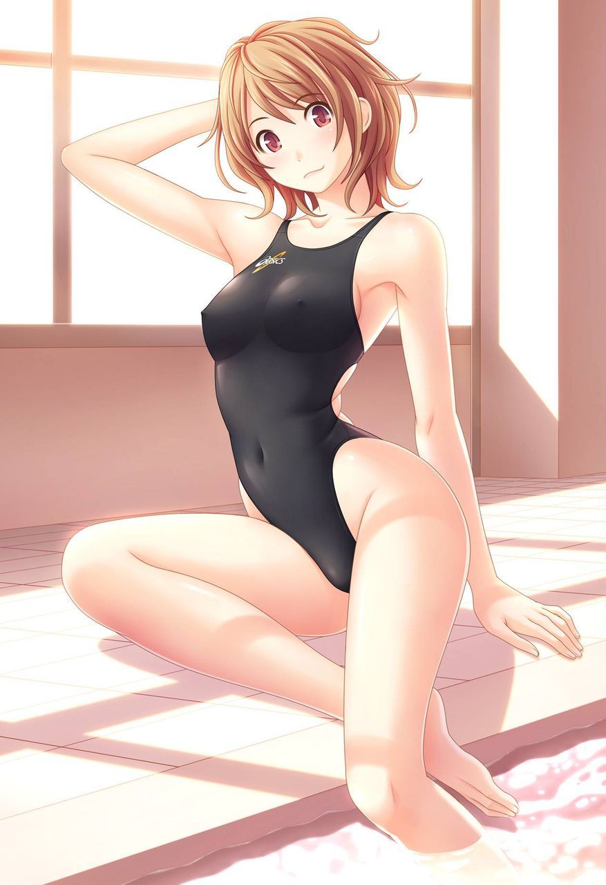 [Swimming swimsuit] beautiful girl image of the swimsuit that a body line comes out just by wearing it Part 10 24