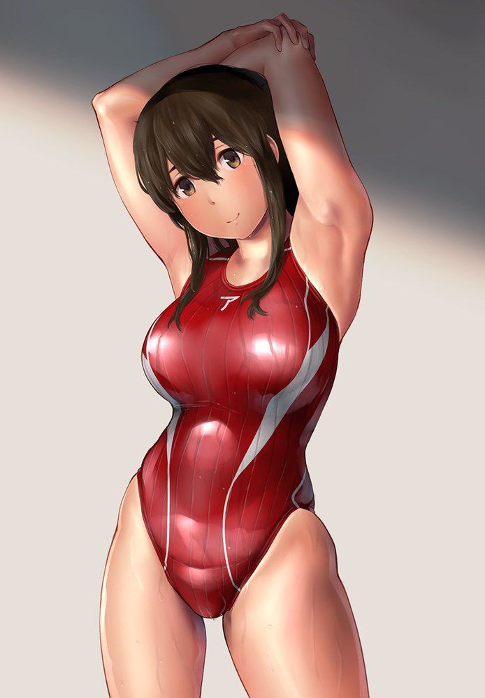 [Swimming swimsuit] beautiful girl image of the swimsuit that a body line comes out just by wearing it Part 10 3