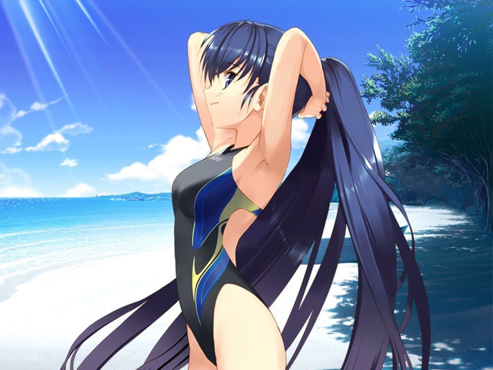 [Swimming swimsuit] beautiful girl image of the swimsuit that a body line comes out just by wearing it Part 10 30
