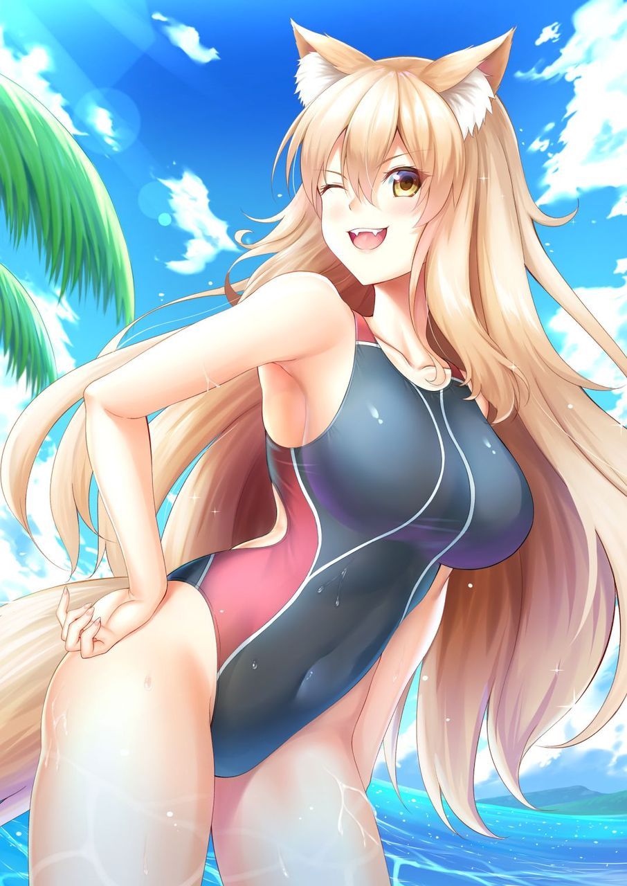 [Swimming swimsuit] beautiful girl image of the swimsuit that a body line comes out just by wearing it Part 10 5