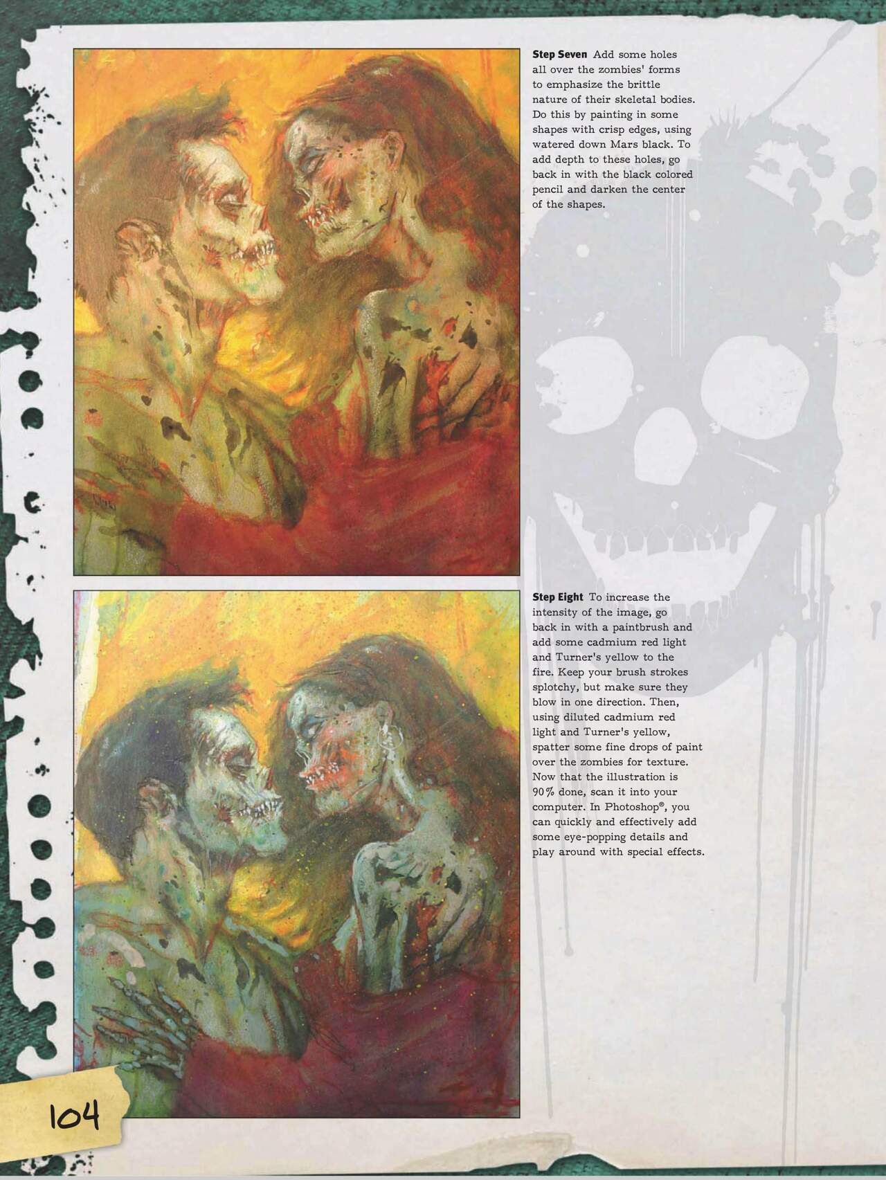 How to Draw Zombies: Discover the secrets to drawing, painting, and illustrating the undead 僵尸描绘集 105