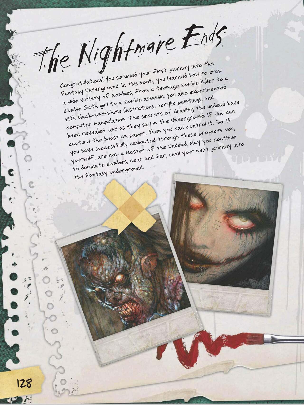How to Draw Zombies: Discover the secrets to drawing, painting, and illustrating the undead 僵尸描绘集 129