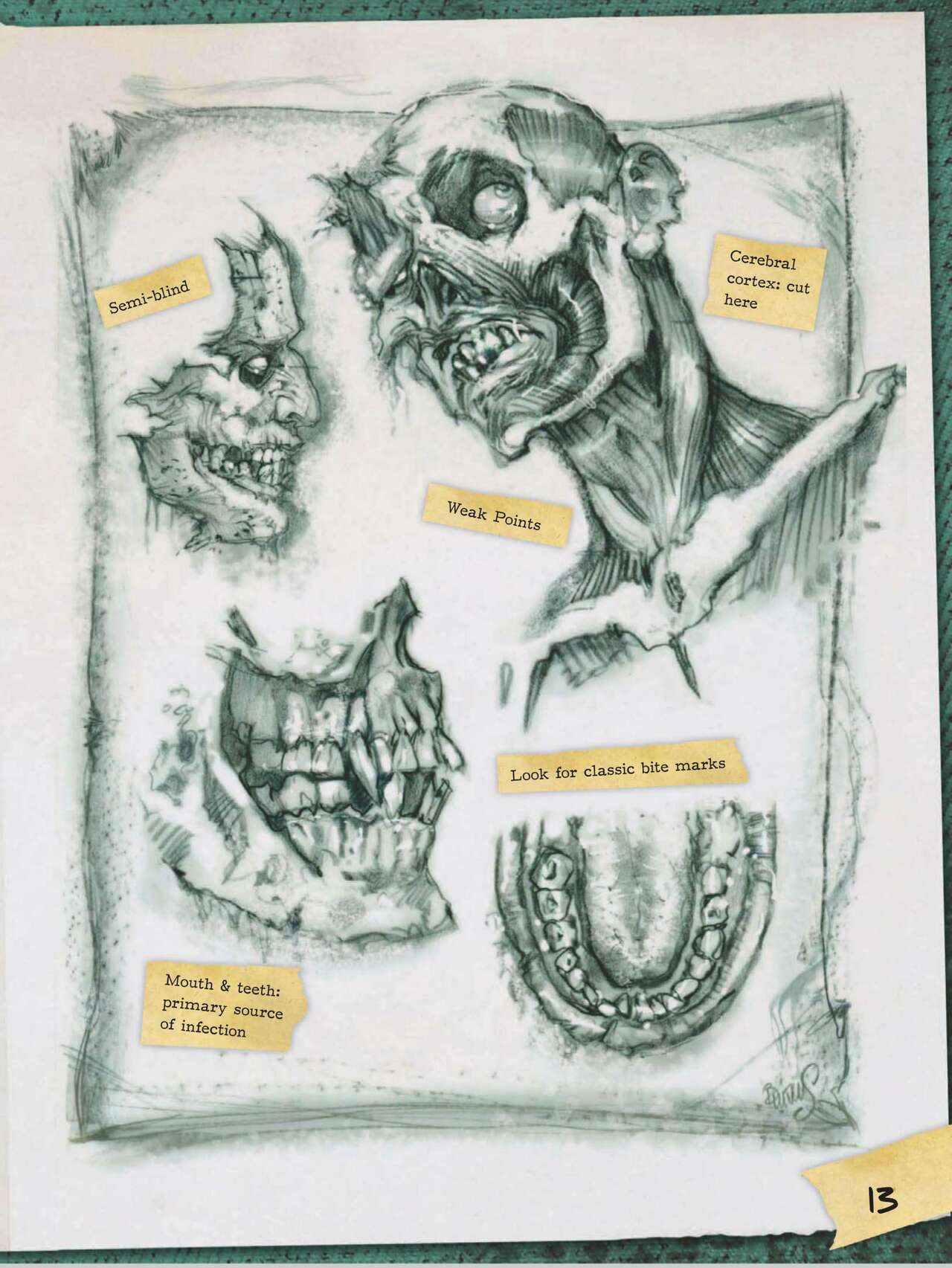 How to Draw Zombies: Discover the secrets to drawing, painting, and illustrating the undead 僵尸描绘集 14