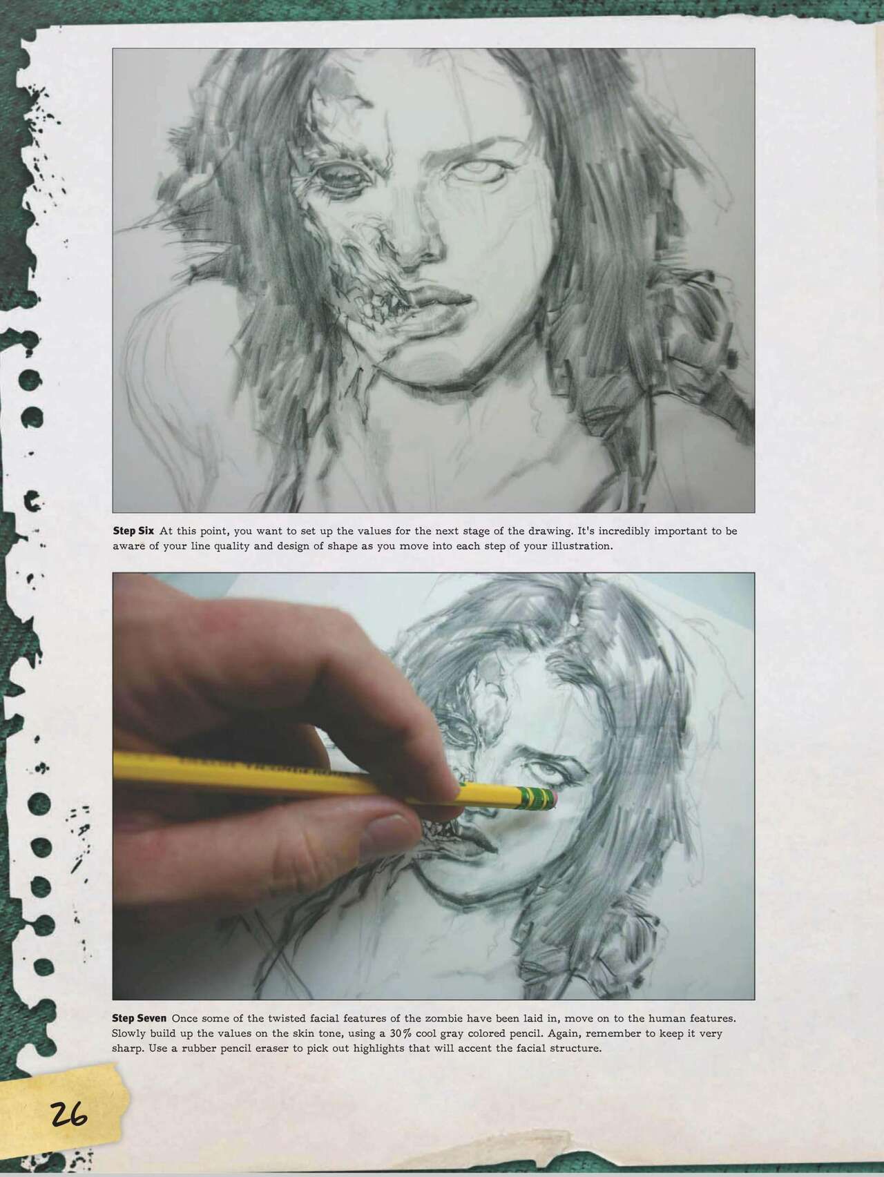How to Draw Zombies: Discover the secrets to drawing, painting, and illustrating the undead 僵尸描绘集 27