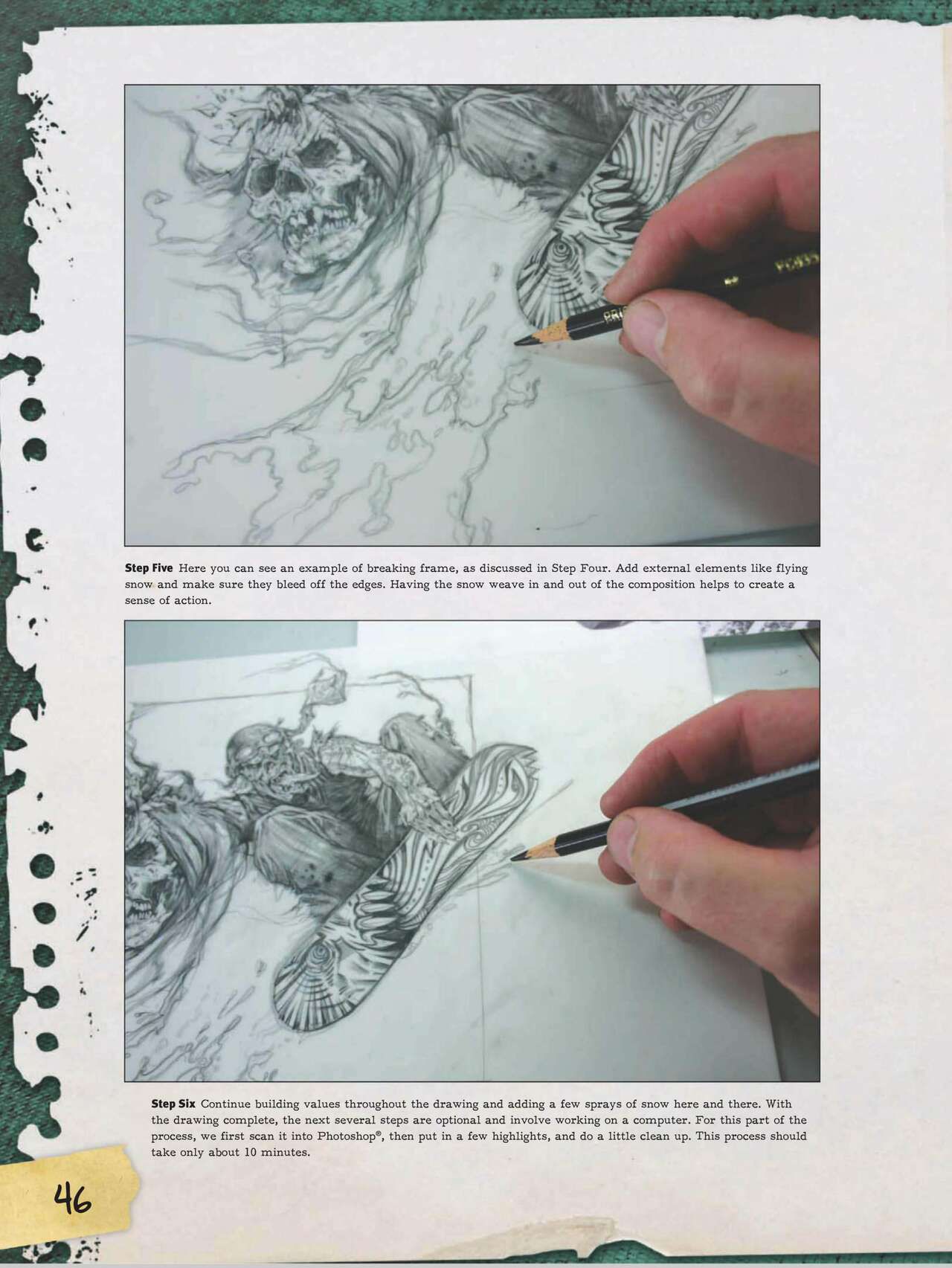 How to Draw Zombies: Discover the secrets to drawing, painting, and illustrating the undead 僵尸描绘集 47