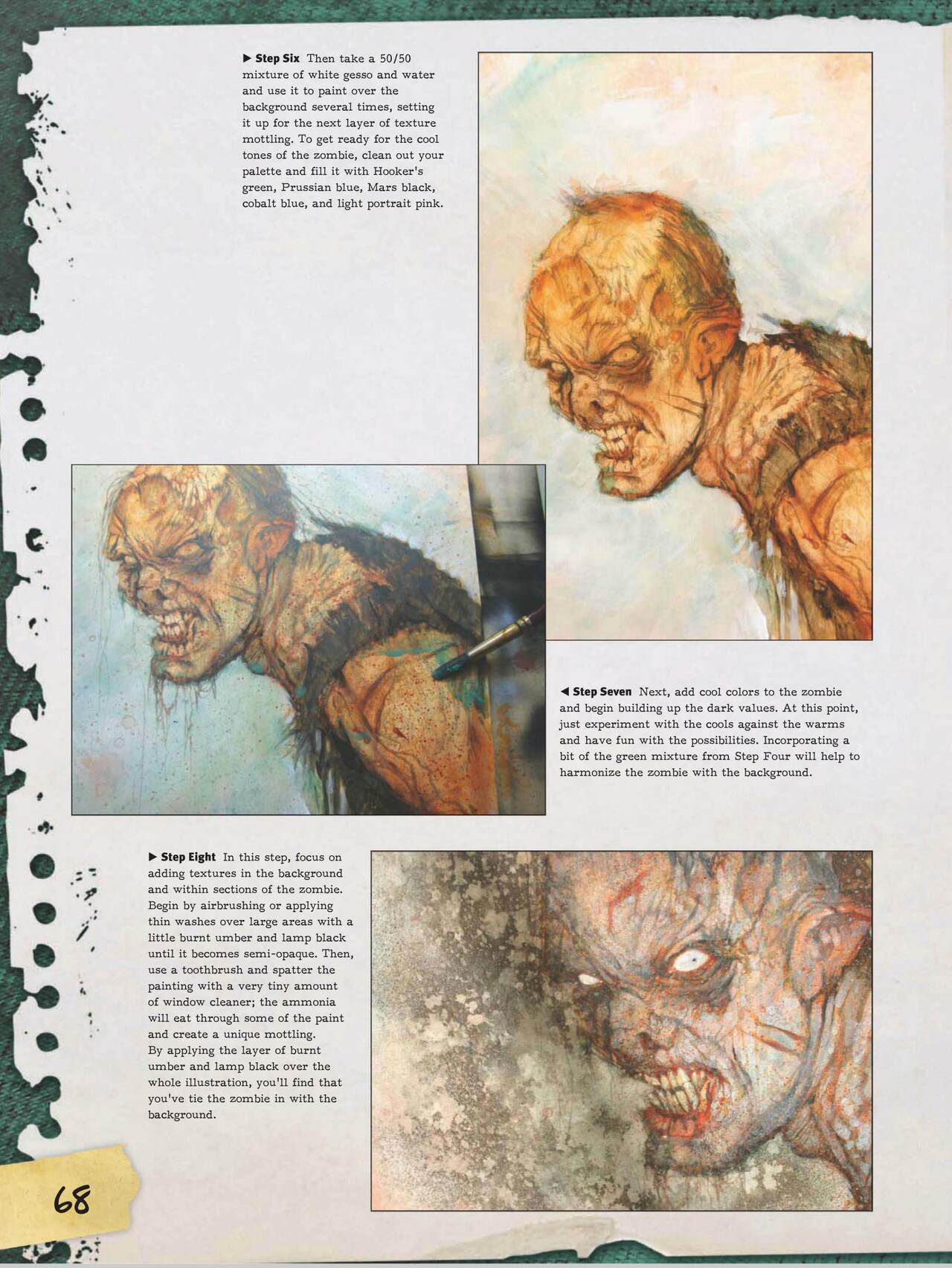 How to Draw Zombies: Discover the secrets to drawing, painting, and illustrating the undead 僵尸描绘集 69