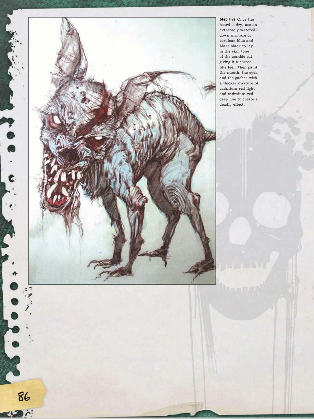 How to Draw Zombies: Discover the secrets to drawing, painting, and illustrating the undead 僵尸描绘集 87