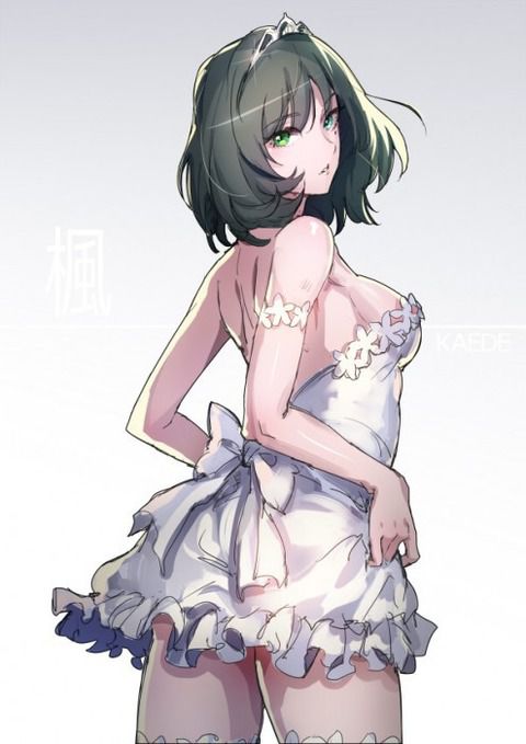 [Idolmaster Cinderella Girls] Erotic missing image that has become the Iki face of Kaede Takagaki 9