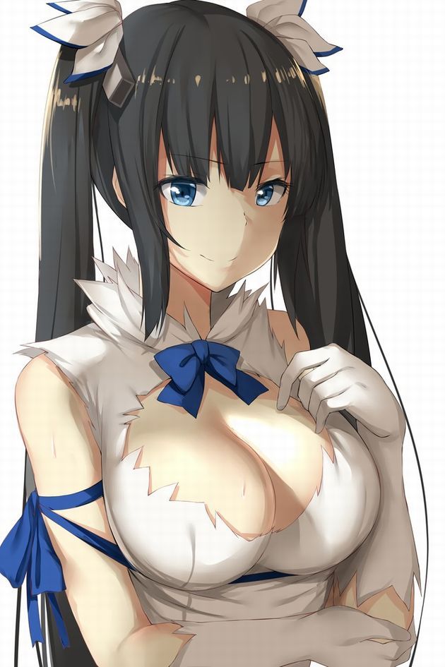 Erotic image that hestia of Ahe face that is about to fall into pleasure! [Is it wrong to seek encounters in dungeons] 3