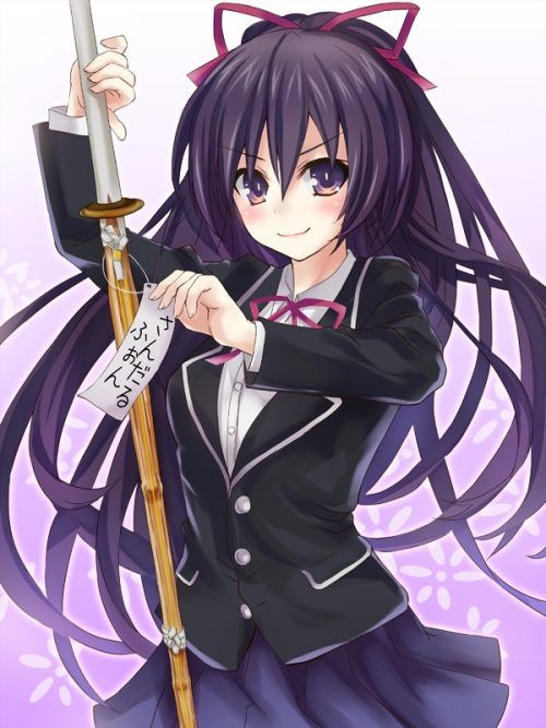 Date A Live: Cute secondary erotic image with the echi of the night sword god Yuka 2
