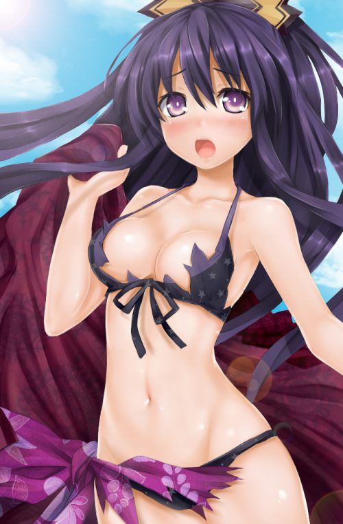 Date A Live: Cute secondary erotic image with the echi of the night sword god Yuka 25