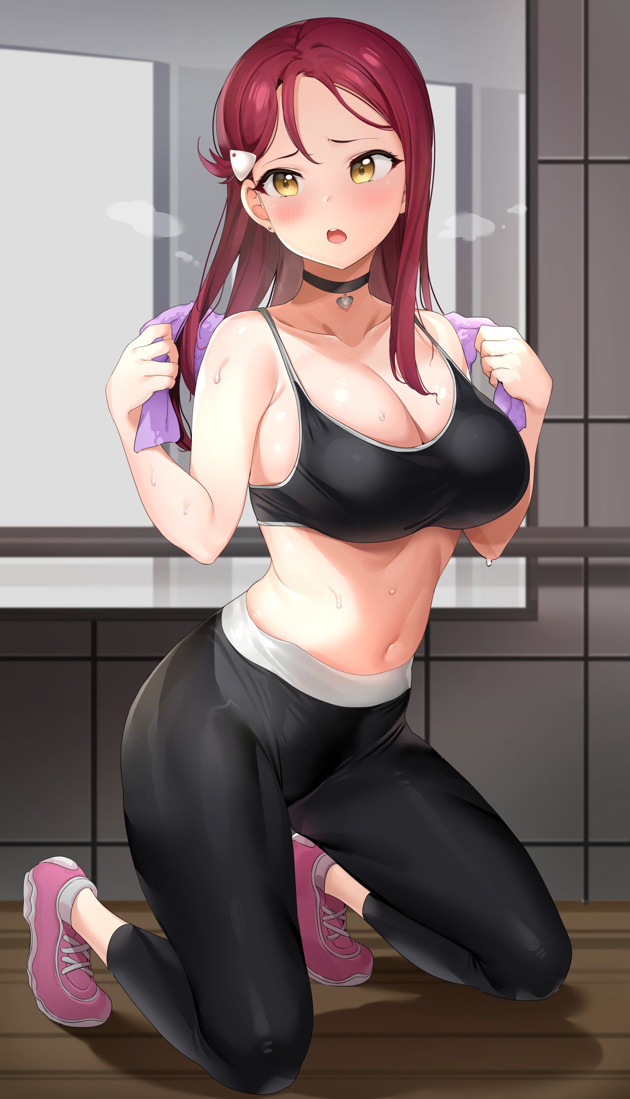 【2nd】Erotic image of a girl wearing a sports bra Part 8 5