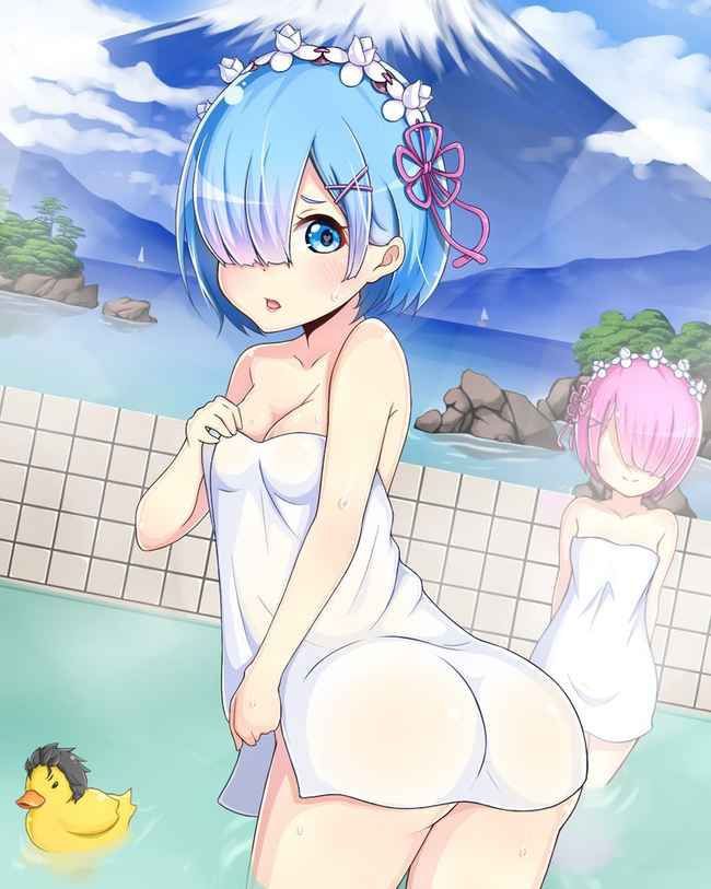 Erotic anime summary Beautiful girls in echiechi appearance of one bath towel [40 pieces] 35