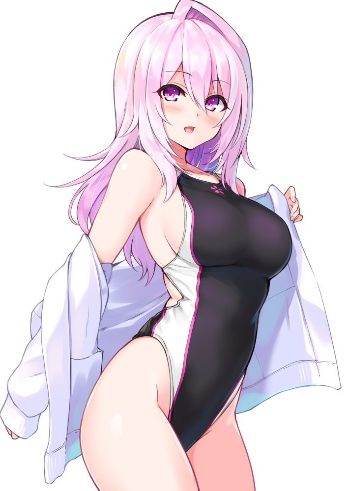 [Swimming swimsuit] beautiful girl image of the swimming swimsuit that a body line comes out just by wearing it Part 23 7