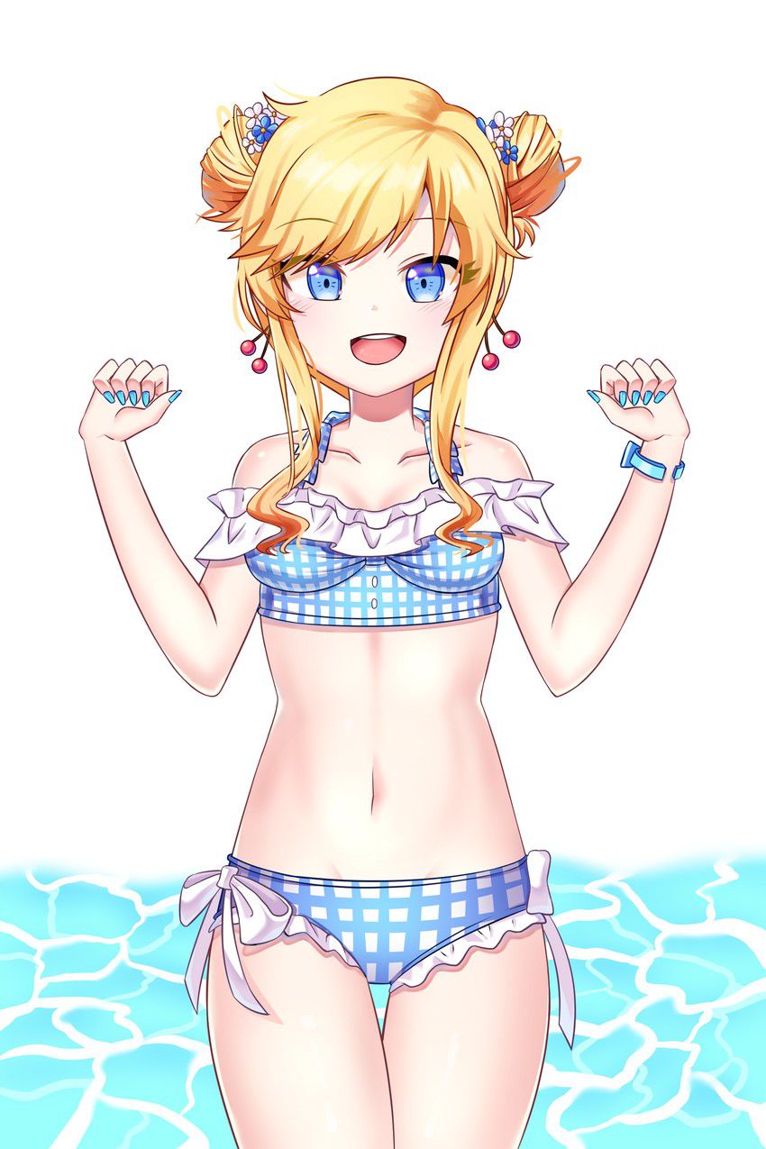 Beautiful girl image in a cute swimsuit normally 14