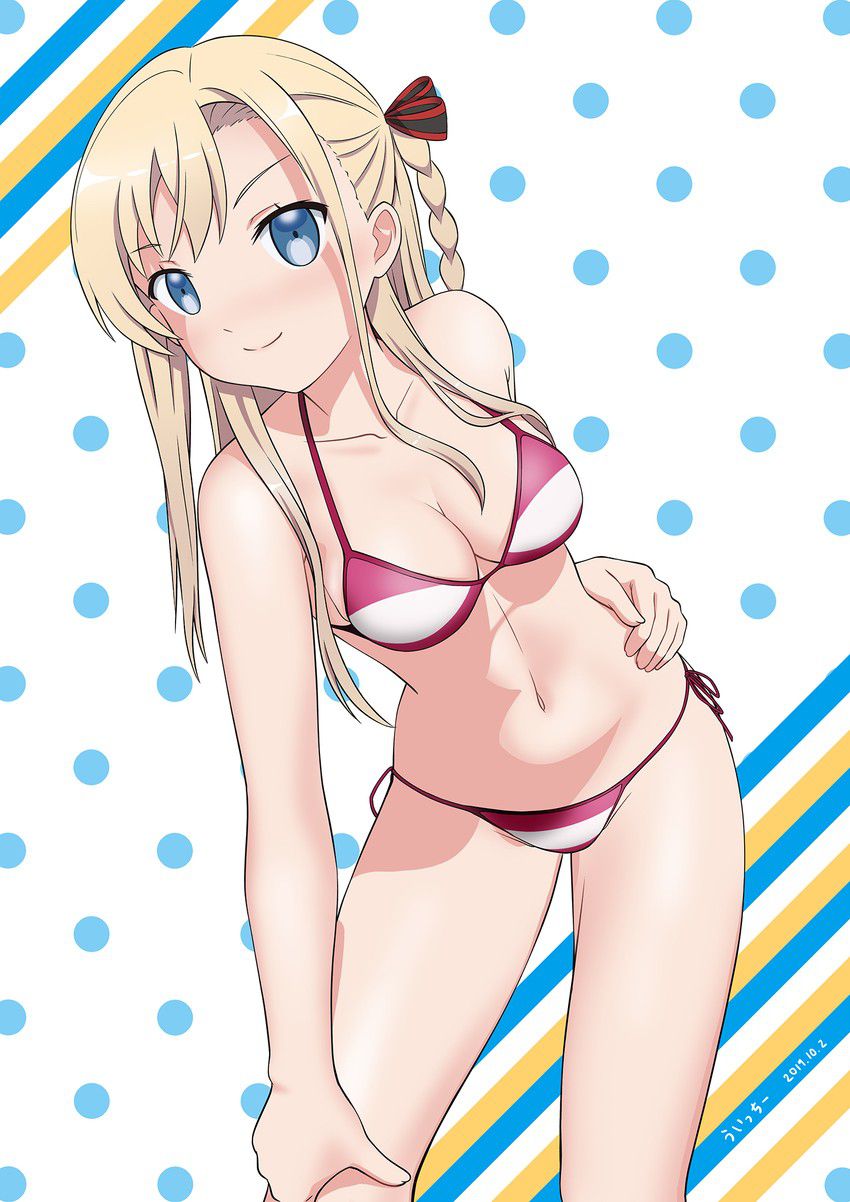 Beautiful girl image in a cute swimsuit normally 26